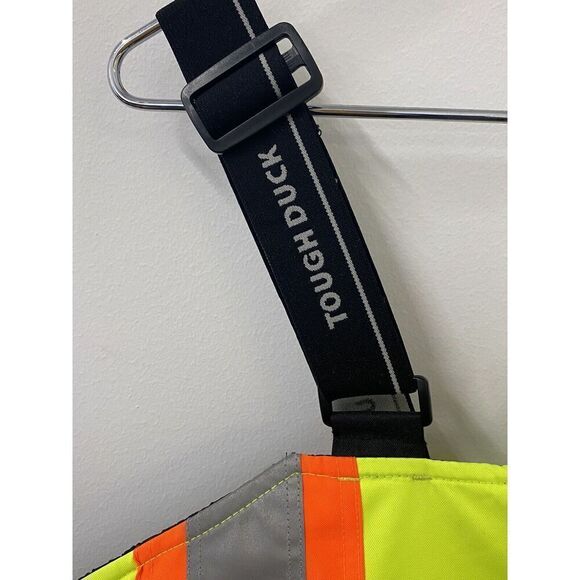 Tough Duck S79821 3X Hi-Vis Safety Insulated Overalls Florescent Yellow - Picture 5 of 16